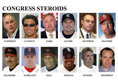 Most obvious steroid users mlb